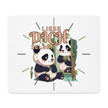 Spiegel der Selbstliebe - Mousepad (Querformat) - Weiß - Vorne