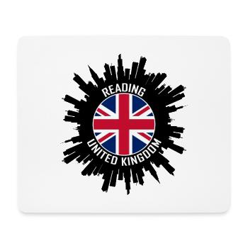 Reading Skyline UK Flagge Reisesouvenir - Mousepad (Querformat) - Weiß - Vorne