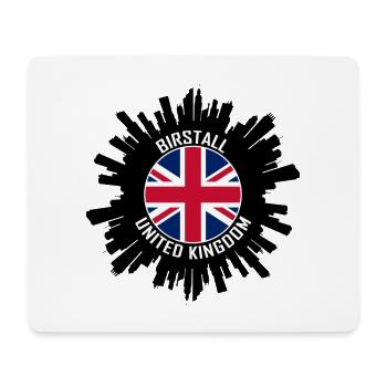 Birstall Skyline UK Flagge Reisesouvenir - Mousepad (Querformat) - Weiß - Vorne