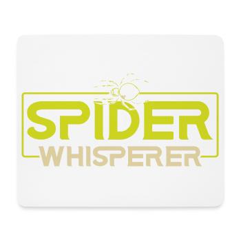 Spinnenflüsterer Spinnenliebhaber Arachnid Tarantu - Mousepad (Querformat) - Weiß - Vorne