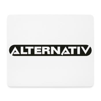 Alternativ inveriert - Mousepad (Querformat) - Weiß - Vorne