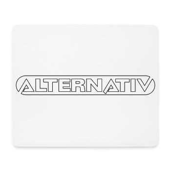 Alternativ Linie line - Mousepad (Querformat) - Weiß - Vorne