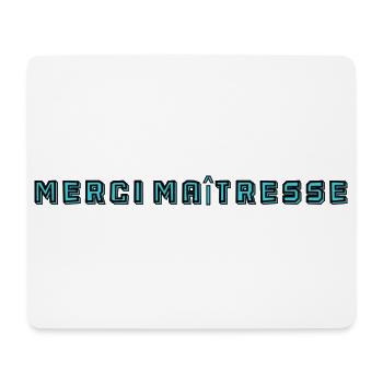 GELIEBTE. VIELEN DANK. DANKE, HERRIN. GESCHENK - Mousepad (Querformat) - Weiß - Vorne