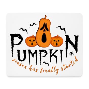 Kürbis Halloween Fledermäuse - Mousepad (Querformat) - Weiß - Vorne