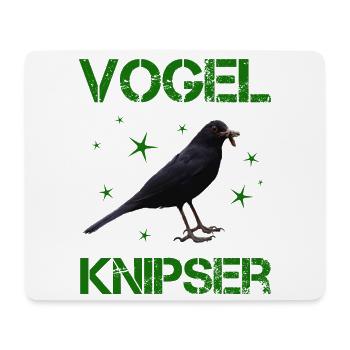 Vogelknipser Vogelfotograf Ornithologe - Mousepad (Querformat) - Weiß - Vorne