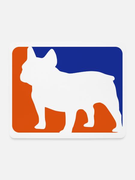 french bulldog - Mousepad (Querformat) - Weiß