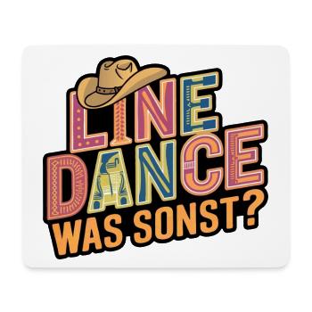 Line Dance mein Hobby - meine Passion - mein Ding - Mousepad (Querformat) - Weiß - Vorne