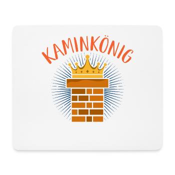 Kaminkönig Schornsteinfeger Kaminkehrer Schlotfege - Mousepad (Querformat) - Weiß - Vorne