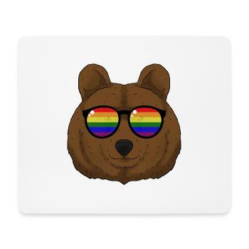 LGBT Bear - Mousepad (Querformat) - Weiß - Vorne