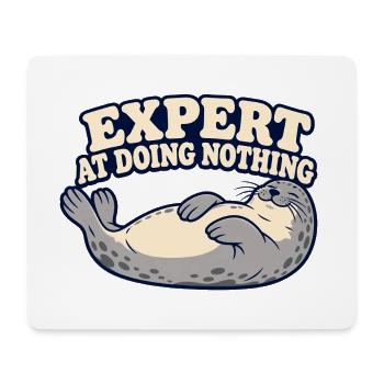 Nichts-Nichts-Siegel - Mousepad (Querformat) - Weiß - Vorne