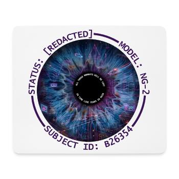 Tears in Rain - Mousepad (Querformat) - Weiß - Vorne