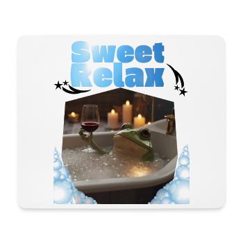 Sweet_Relax_-4500_x_5400_px- - Mousepad (Querformat) - Weiß - Vorne