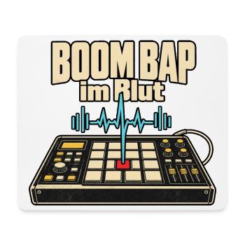 Boom Bap Oldschool Hip Hop 90er Rap Fan - Mousepad (Querformat) - Weiß - Vorne