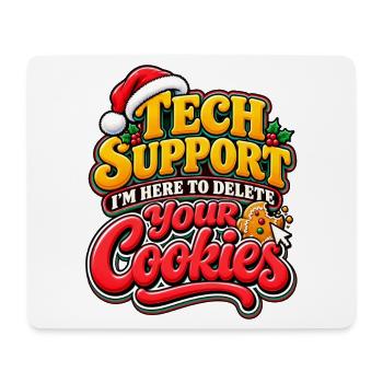 Tech Support Cookies: Holiday Debugger - Mousepad (Querformat) - Weiß - Vorne