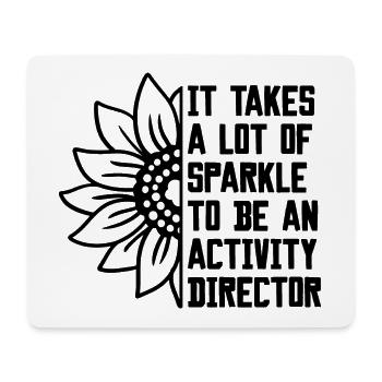 Activity Director Spruch Humor - Mousepad (Querformat) - Weiß - Vorne