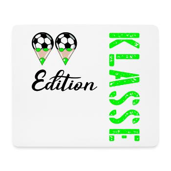 Fußball, Grundschule 2. Klasse - Mousepad (Querformat) - Weiß - Vorne