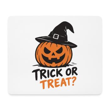 Halloween Kürbis-Hexe Trick or Treat - Mousepad (Querformat) - Weiß - Vorne