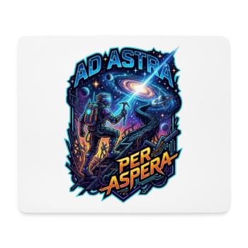 Ad_Astra_per_Aspera - Mousepad (Querformat) - Weiß - Vorne