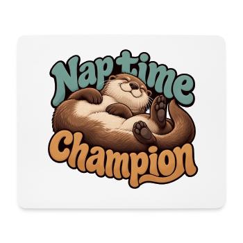 Amerikanischer Otter - Mousepad (Querformat) - Weiß - Vorne