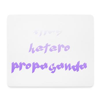 Heterosexuelle Propaganda - Mousepad (Querformat) - Weiß - Vorne