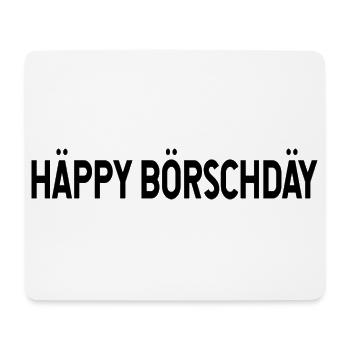 Happy Birthday Geburtstagsgeschenk  - Mousepad (Querformat) - Weiß - Vorne