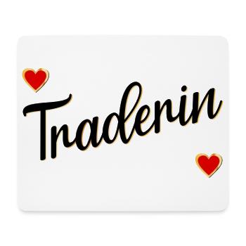 Börse Traderin - Mousepad (Querformat) - Weiß - Vorne
