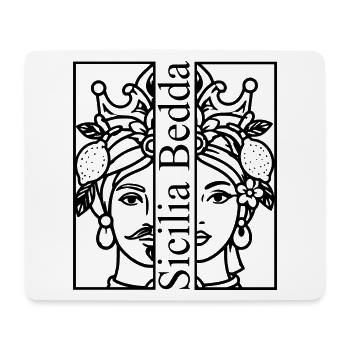 Sicilia Bedda - Mousepad (Querformat) - Weiß - Vorne
