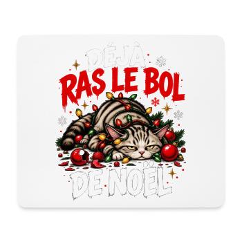 Ich habe schon die Nase voll von Weihnachten - Mousepad (Querformat) - Weiß - Vorne