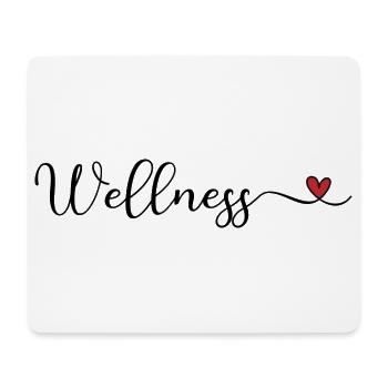 Wellness - Mousepad (Querformat) - Weiß - Vorne
