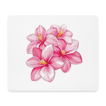 Hawaii Hibiskus Blume Maui Surfer Strand Tropisch - Mousepad (Querformat) - Weiß - Vorne