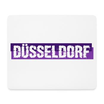 Düsseldorf - Grunge - Schriftzug - Deutschland - Mousepad (Querformat) - Weiß - Vorne