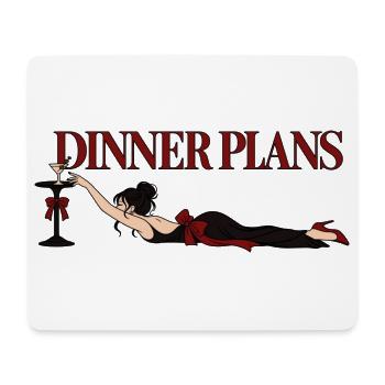 Dinner Plans Martini Girl - Mousepad (Querformat) - Weiß - Vorne