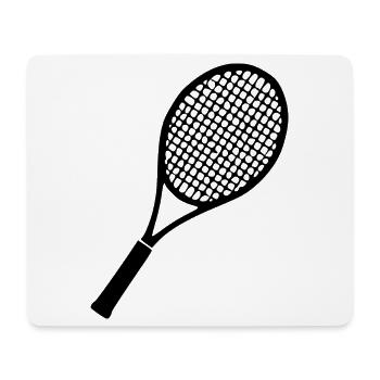 Tennisschläger Tennis Geschenk Tennisspieler - Mousepad (Querformat) - Weiß - Vorne