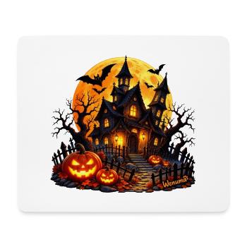 Spukhaus Mondlicht Wenuma  - Mousepad (Querformat) - Weiß - Vorne
