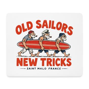Old Sailors New Tricks Abschlag - Mousepad (Querformat) - Weiß - Vorne