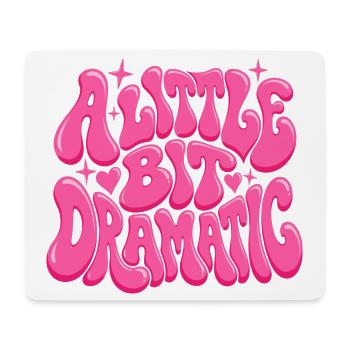 A Little Dramatic Pink Bubble Design - Mousepad (Querformat) - Weiß - Vorne