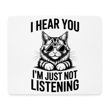 Maine Coon Spruch Katze Lustig Maine Coon Geschenk - Mousepad (Querformat) - Weiß - Vorne