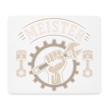 KFZ Meister Prüfung bestanden - Mousepad (Querformat) - Weiß - Vorne