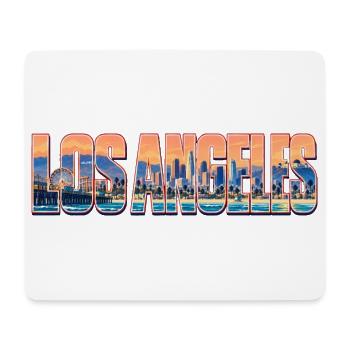 Los-Angeles-33cm - Mousepad (Querformat) - Weiß - Vorne