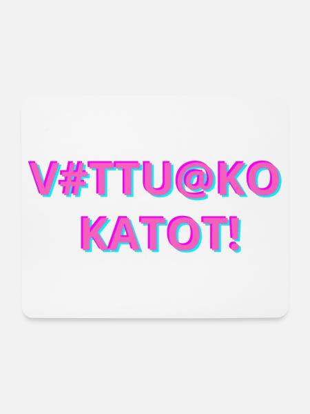 V#TTU@KO Neon-Glitch auf Dächern - Mousepad (Querformat) - Weiß