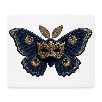 Goldener Venezianer Schmetterling - Mousepad (Querformat) - Weiß - Vorne