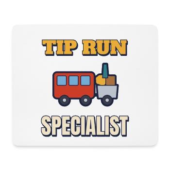 Tipp Lauf Spezialist Lustiger Wochenend-Papa Tee - Mousepad (Querformat) - Weiß - Vorne