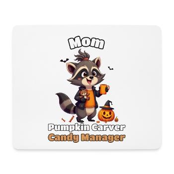 Mom: Pumpkin Carver, Candy Manager - Mousepad (Querformat) - Weiß - Vorne
