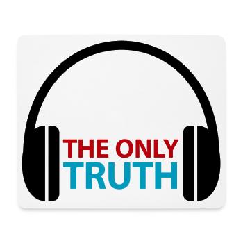The Only Truth Bold Duo-Tone - Mousepad (Querformat) - Weiß - Vorne