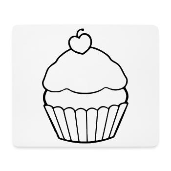 Cupcake Muffin backen Bäcker Geschenk Geburtstag - Mousepad (Querformat) - Weiß - Vorne