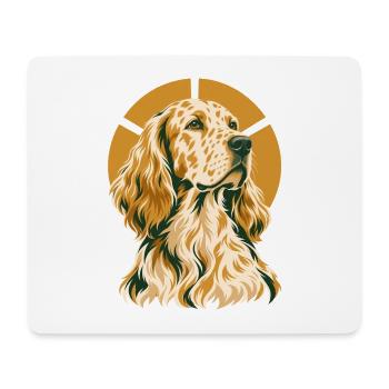 Englischer Zuspieler - Mousepad (Querformat) - Weiß - Vorne