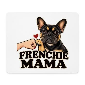 FRENCHIE MAMA – Französische Bulldogge - Mousepad (Querformat) - Weiß - Vorne