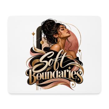 Soft Boundaries Porträt - Mousepad (Querformat) - Weiß - Vorne