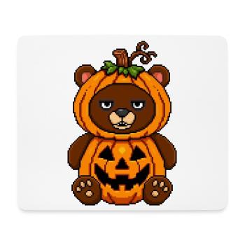 Grummeliger Kürbisbär - Mousepad (Querformat) - Weiß - Vorne