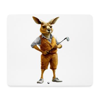 Golf Kängurus - Mousepad (Querformat) - Weiß - Vorne